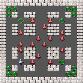 Уровень 34 — Brian Kents Sokoban2Ks Sokoban2K